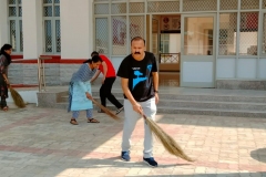 Cleanliness day observed on 2nd October.