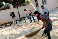 Cleanliness day observed on 2nd October.